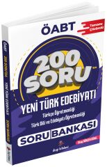 Dizgi Kitap ÖABT Türkçe-Türk Dili Edebiyatı Öğretmenliği Yeni Türk Edebiyatı 200 Soru Bankası