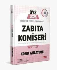 2025 Belediye Zabıta Personeli Zabıta Komiseri 1. Grup Konu Anlatımı Data Yayınları