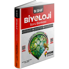 Aydın Yayınları 9. Sınıf 2025 Biyoloji Soru Bankası