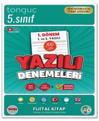 Tonguç 5. Sınıf Tüm Dersler 1. Dönem 1. Yazılı ve 2. Yazılı Denemeleri Tonguç Akademi