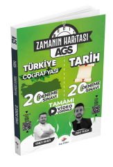Dizgi Kitap 2025 Zamanın Haritası MEB AGS Türkiye Coğrafyası ve Tarih Video Çözümlü 20 Deneme