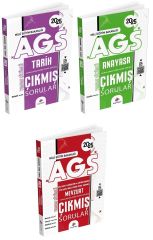 Dizgi 2025 MEB AGS Tarih+Anayasa+Mevzuat Bilgisi Çıkmış Sorular Konularına Göre 3 lü