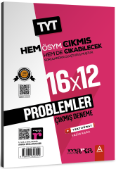 Marka 2025 YKS TYT Problemler 16x12 Çıkmış ve Çıkabilecek Denemeler - Yektuğ Mat Marka Yayınları