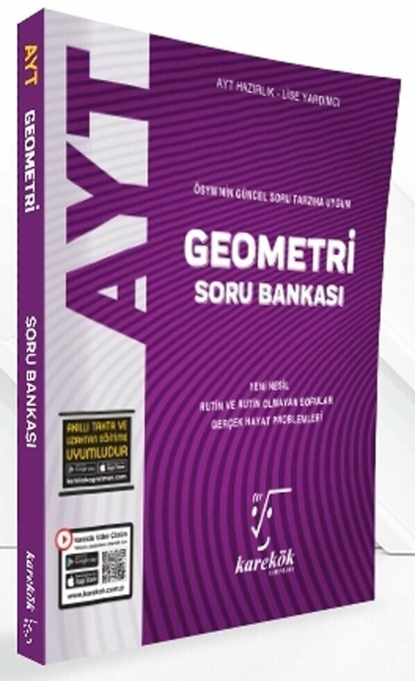 Karekök Yayınları AYT Geometri Güncel Soru Bankası