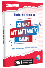 Rehber Matematik 2023 YKS AYT 33 Günde Matematik Kampı