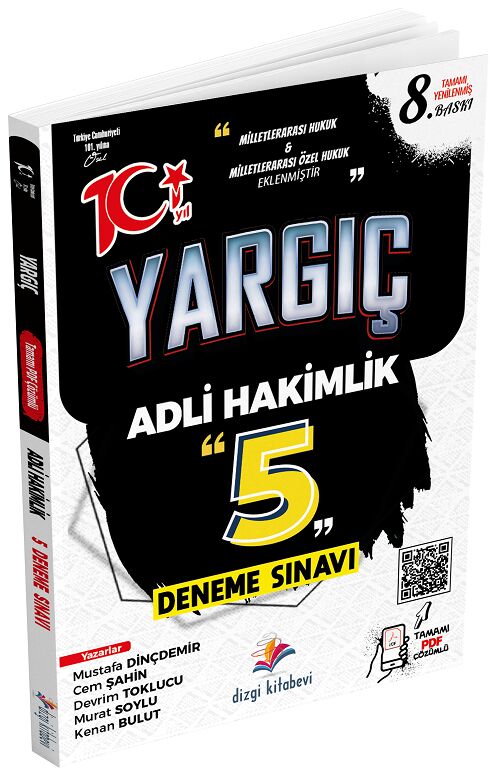 Dizgi Kitap Adli Hakimlik Yargıç 5 Deneme Çözümlü Dizgi Kitap