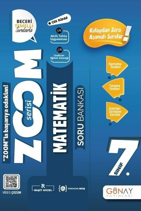 Günay Yayınları 7. Sınıf Matematik Zoom Soru Bankası