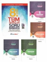 Marka Yayınlar LGS Paragraf 4lü Fasikül ve Bilal LGS Tüm Dersler Soru Bankası