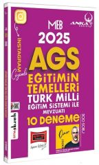 Yargı 2025 MEB-AGS Eğitimin Temelleri Türk Milli Eğitim Sistemi ile Mevzuatı 10 Deneme Çözümlü Anka Serisi - Ömer Ekici Yargı Yayınları