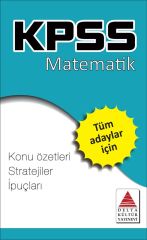 Delta Kültür KPSS Matematik Strateji Kartları