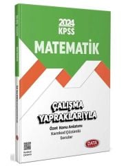 Data 2024 KPSS Matematik Çalışma Yapraklarıyla Özet Konu Anlatımı Data Yayınları