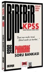 Yargı 2025 KPSS Paragraf Soru Bankası Birebir Serisi - Cemil Eryaşar Yargı Yayınları