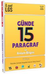 Tonguç 8. Sınıf LGS Günde 15 Paragraf ve Anlam Bilgisi Soru Bankası Tonguç Akademi
