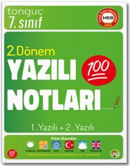 Tonguç 7. Sınıf Tüm Dersler 2. Dönem 1. Yazılı ve 2. Yazılı Notları Tonguç Akademi