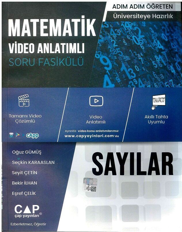 Çap Matematik Sayılar Konu Anlatımlı Soru Bankası