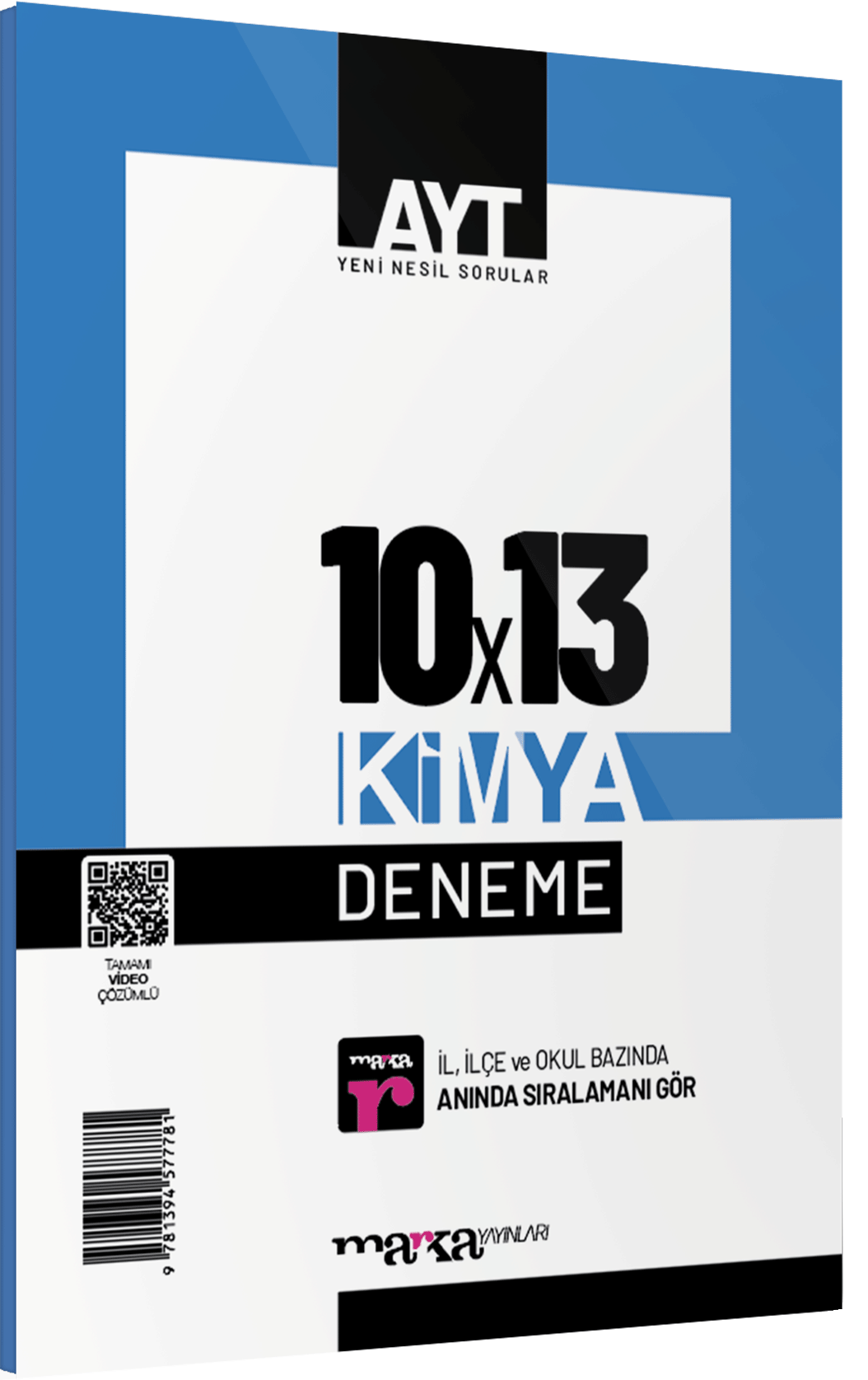 Marka 2025 YKS AYT Kimya 10x13 Deneme Marka Yayınları