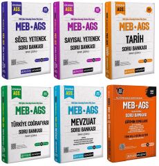 Pegem 2025 MEB-AGS Tüm Dersler Soru Bankası 6 lı Set Pegem Akademi Yayınları