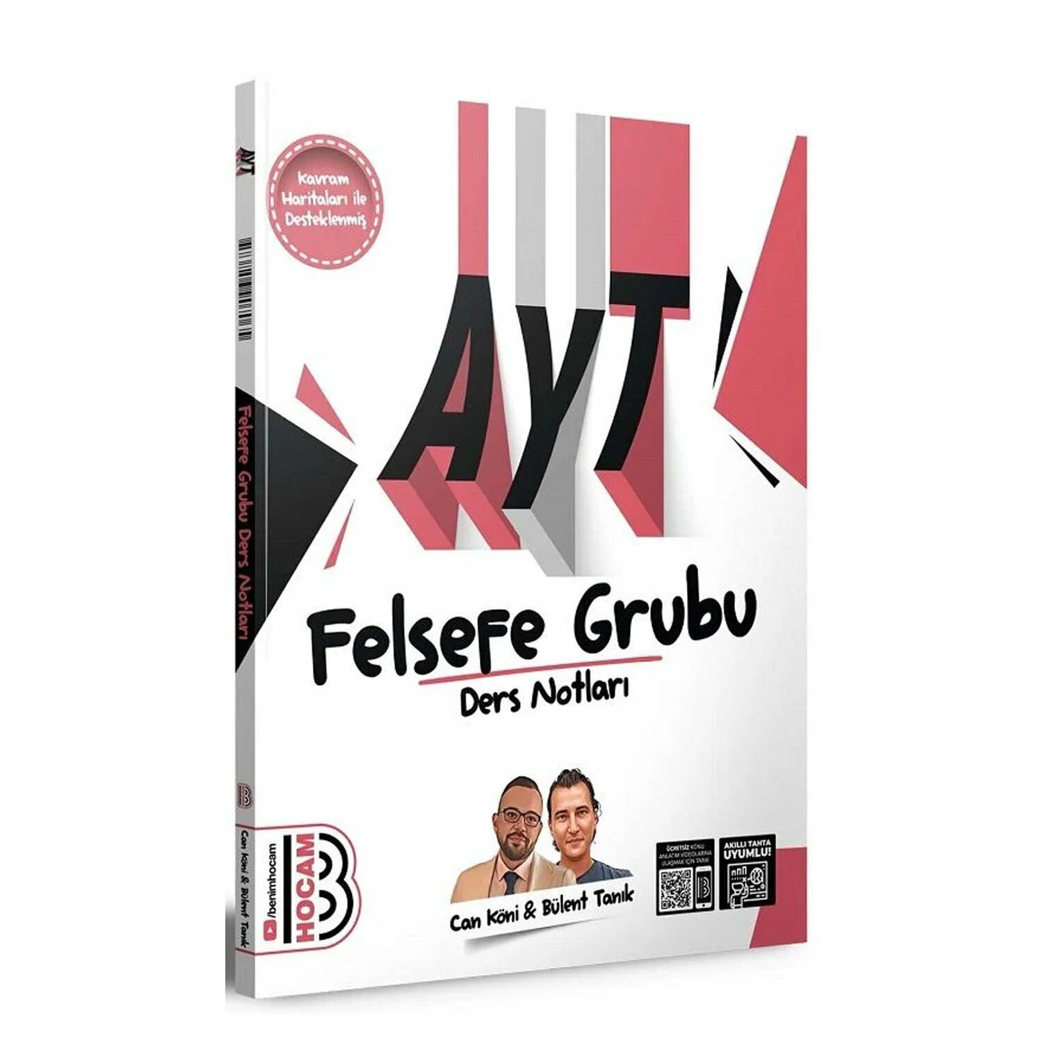 Benim Hocam YKS AYT Felsefe Grubu Ders Notları - Can Köni, Bülent Tanık Benim Hocam Yayınları