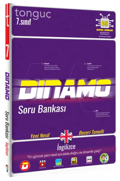 Tonguç 7. Sınıf İngilizce Dinamo Soru Bankası Tonguç Akademi