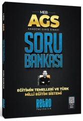 Retro 2025 MEB AGS Eğitimin Temelleri ve Türk Milli Eğitim Sistemi Soru Bankası - Fatih Genç Retro Yayıncılık