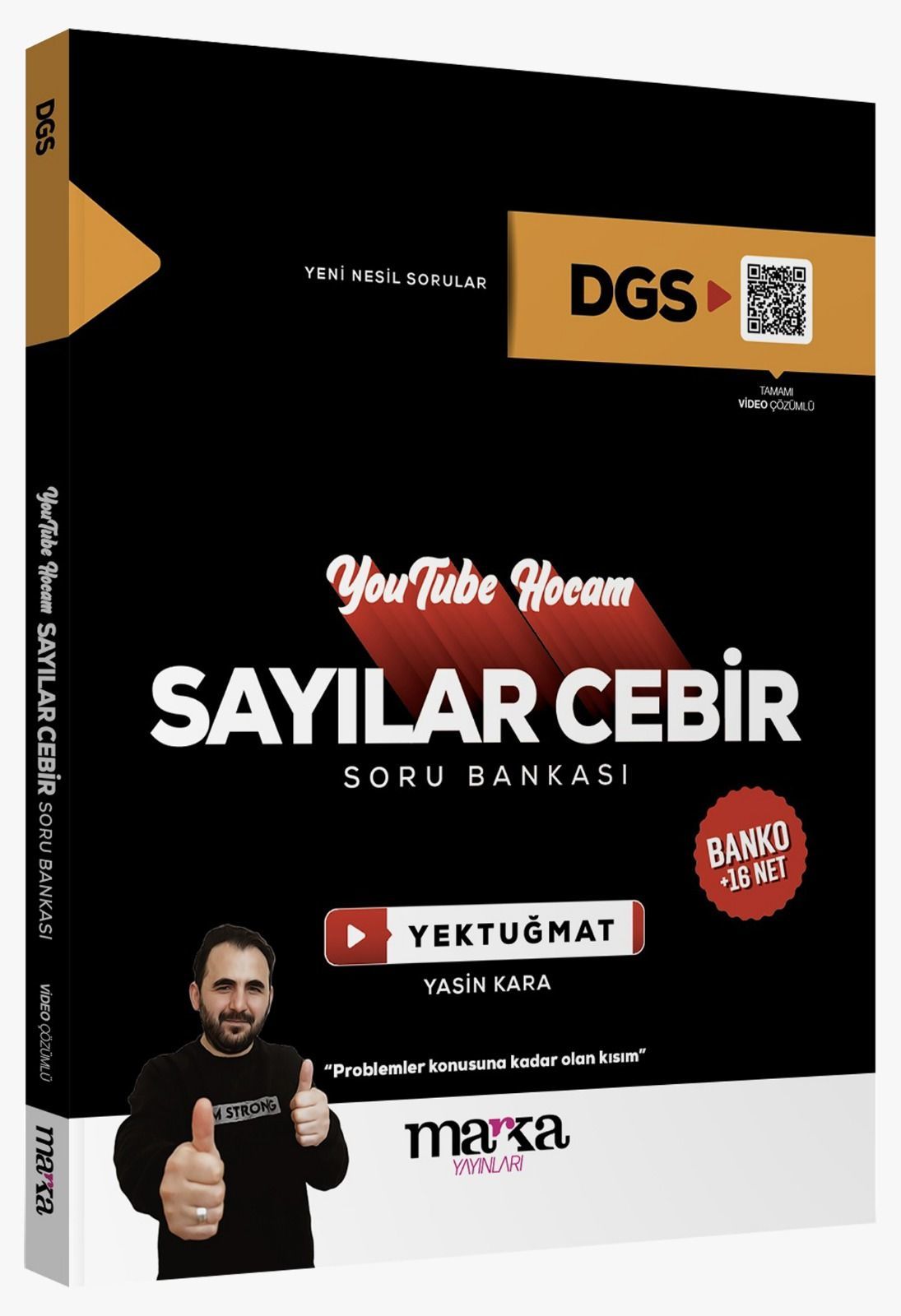 Marka 2025 DGS Sayılar Cebir Youtube Hocam Soru Bankası Çözümlü - Yektuğ Mat Marka Yayınları