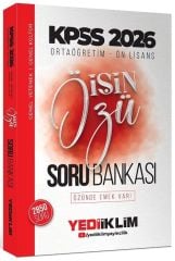 Yediiklim 2026 KPSS Lise Ortaöğretim Ön Lisans İşin Özü Soru Bankası Tek Kitap Yediiklim Yayınları