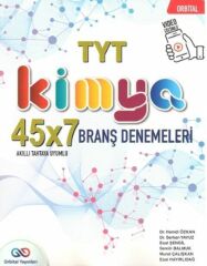 Orbital Yayınları TYT Kimya 45 x 7 Branş Denemeleri