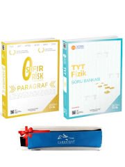 ÜçDörtBeş 2025 TYT Paragraf Sıfır Risk ve TYT Fizik Soru + Kalemlik 2 Kitap Set