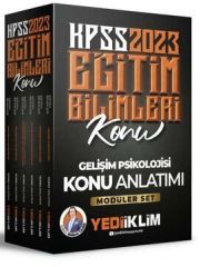 Yediiklim Yayınları 2023 KPSS Eğitim Bilimleri Konu Anlatımlı Modüler Set