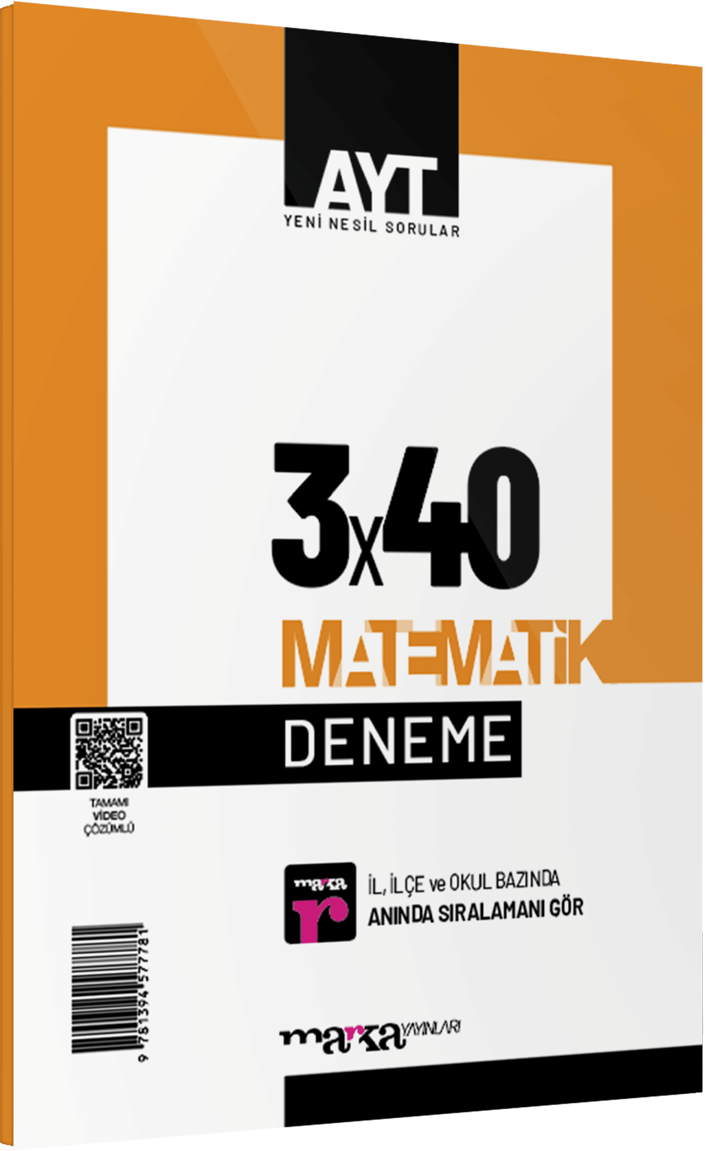 Marka Yayınları AYT Matematik 3x40 Deneme