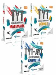 Toprak Yayınları 2025 TYT Matematik Türkçe ve TYT AYT Geometri Soru Bankası 3 Kitap Set
