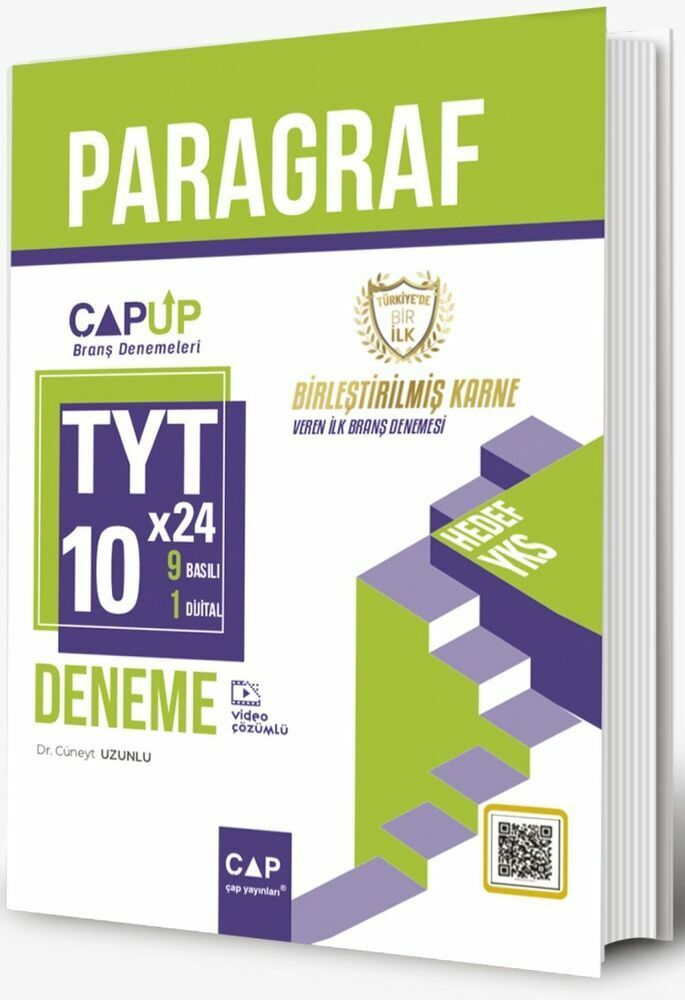 Çap Yayınları TYT Paragraf 10 x 24 Up Deneme