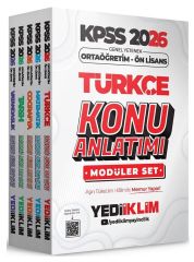 Yediiklim 2026 KPSS Lise Ortaöğretim Ön Lisans Konu Anlatımlı Modüler Set Yediiklim Yayınları