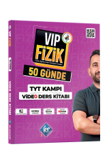 2024 Vip Fizik 50 Günde TYT Kampı Video Ders Kitabı KR AKADEMİ