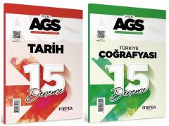 Marka MEB-AGS Tarih + Türkiye Coğrafyası 30 Deneme 2 li Set Marka Yayınları