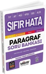 Miray TYT AYT KPSS Sıfır Hata Paragraf Soru Bankası Miray Yayınları