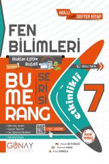 Günay Yayınları 7. Sınıf Bumerang Serisi Fen Bilimleri Akıllı Defter Kitap
