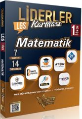 Liderler Karması 8. Sınıf LGS 1. Dönem Matematik 7 Yayın 14 Deneme