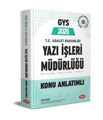 Data 2025 GYS Adalet Bakanlığı Yazı İşleri Müdürlüğü Konu Anlatımlı Görevde Yükselme Data Yayınları