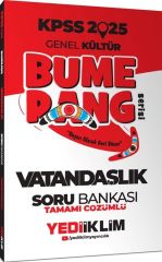 Yediiklim 2025 KPSS Vatandaşlık Bumerang Soru Bankası Çözümlü Yediiklim Yayınları