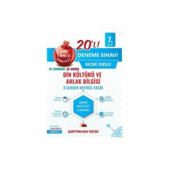 Nartest Yayınları 7. Sınıf Mavi Din Kültürü 20 Deneme Sınavı