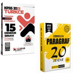 2023 Yediiklim KPSS Türkçe 15 Deneme Sınavı ve Pegem KPSS Paragraf 20 Deneme Seti