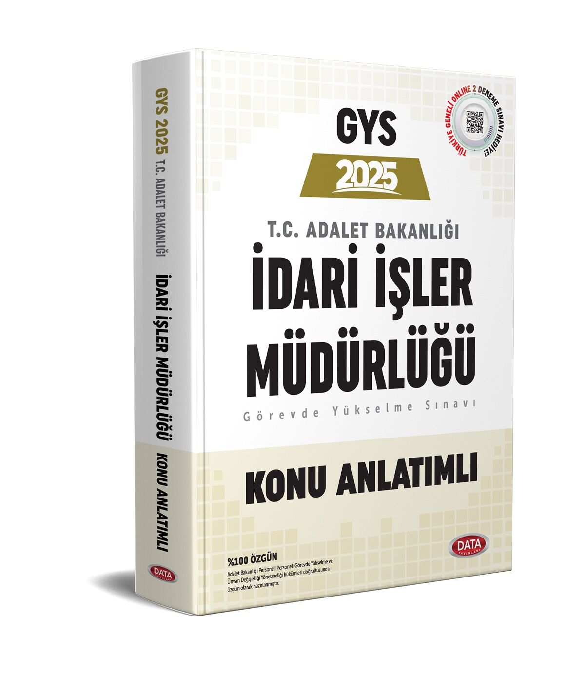 Data 2025 GYS Adalet Bakanlığı İdari İşler Müdürlüğü Konu Anlatımlı Görevde Yükselme Data Yayınları