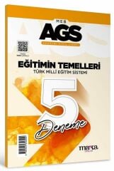 Marka MEB-AGS Eğitim Temelleri, Türk Milli Eğitim Sistemi 5 Deneme Çözümlü Marka Yayınları