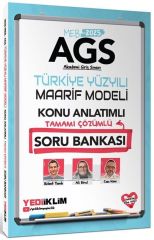 Yediiklim 2025 MEB-AGS Türkiye Yüzyılı Maarif Modeli Konu Anlatımlı Soru Bankası Çözümlü Yediiklim