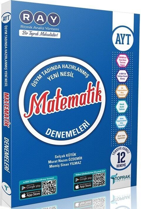 Toprak Yayıncılık AYT Matematik Ray 12 li Denemeleri