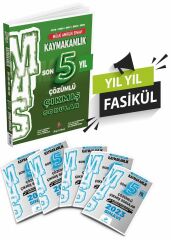 Dizgi Kitap Kaymakamlık MAS Son 5 Yıl Çıkmış Sorular Dizgi Kitap