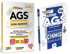 Yediiklim + Dizgi 2025 MEB-AGS Eğitimin Temelleri Mevzuatı + Soru Bankası + Çıkmış Sorular 2 li Set