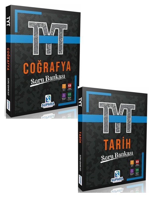 Supara Yayınları TYT Tarih ve Coğrafya Soru 2 li Set