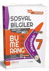 Günay Yayınları 7. Sınıf Sosyal Bilgiler Etkinlikli Bumerang Serisi Akıllı Defter